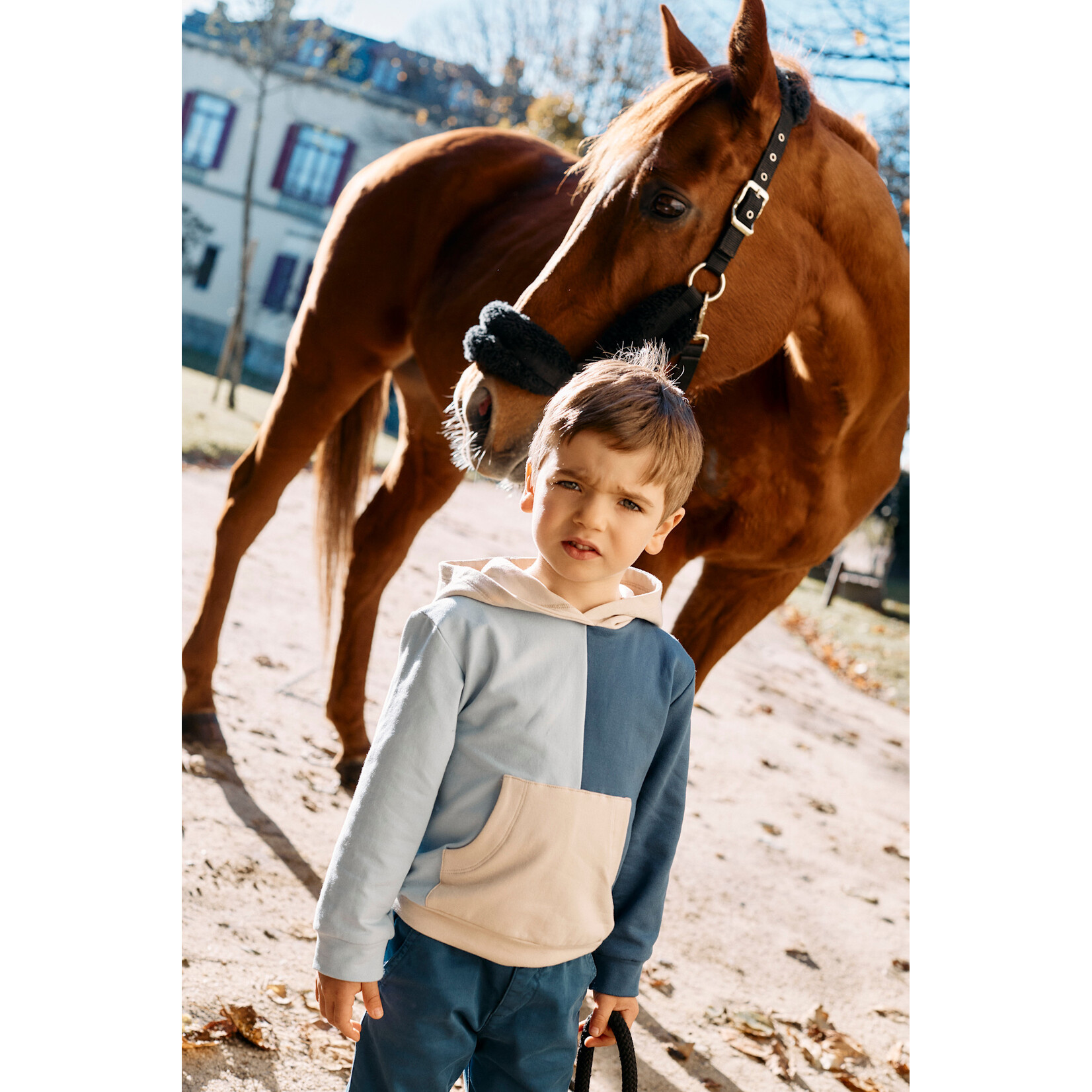 Patachou SWEATER - MINI BOY SOFT BLUE - INVERNO 2026 6110 20 91 BLUE