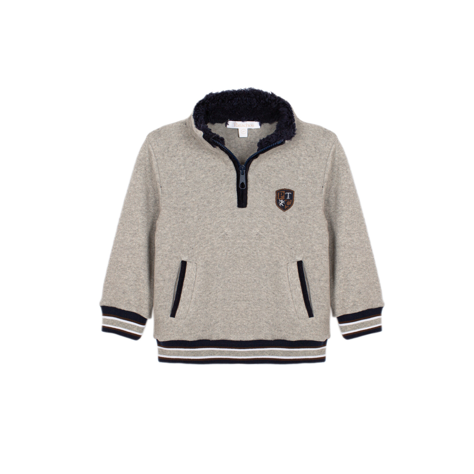Patachou SWEATER - MINI BOY CITY - INVERNO 2026 6110 30 91 MELANGE GREY