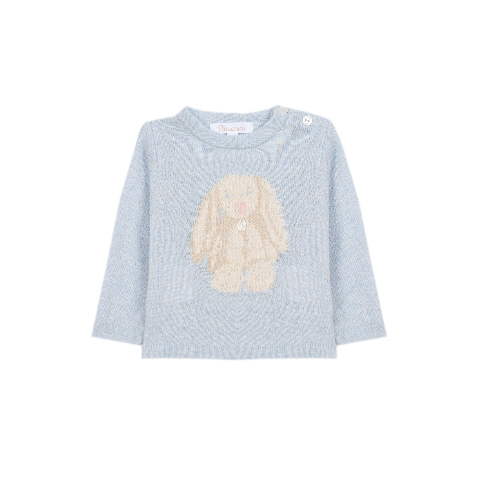 Patachou SWEATER - NEWBORN SOFT BLUE - INVERNO 2026 6111 30 90 MELANGE BLUE