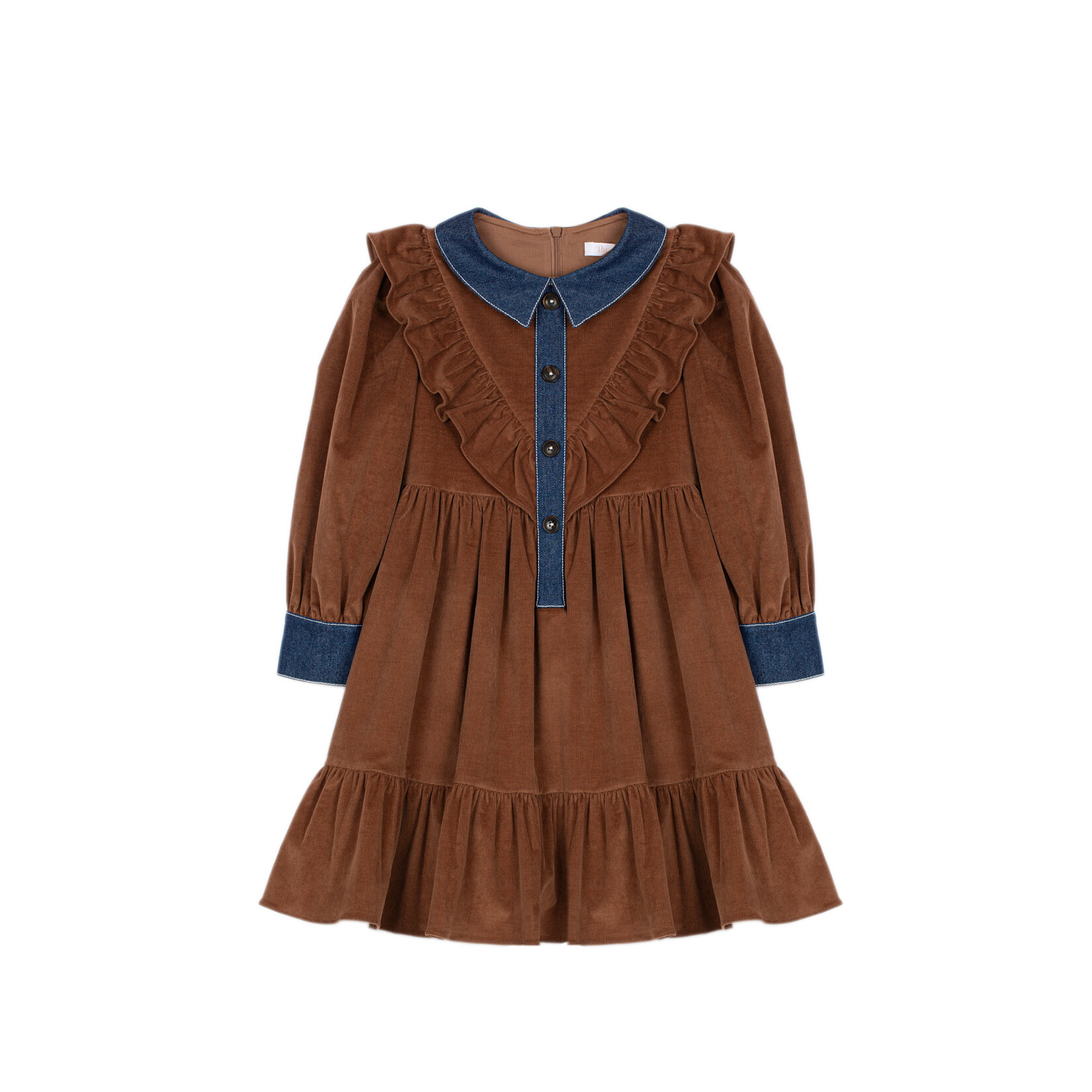 Patachou VESTIDO-KIDS GIRL CHOCOLATE- INVERNO 2026 6204 43 00 MOKA