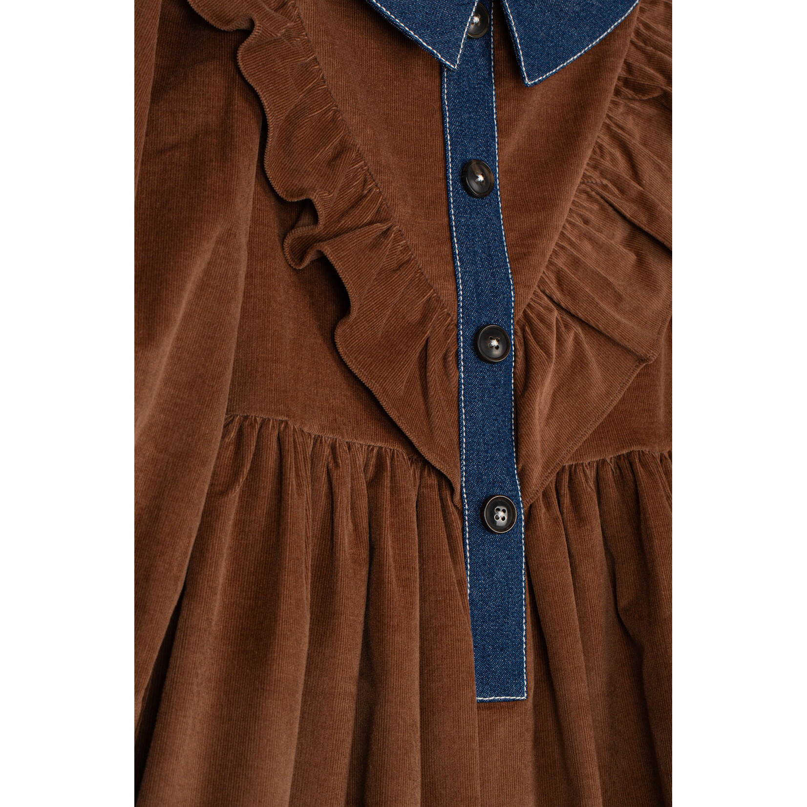 Patachou VESTIDO-KIDS GIRL CHOCOLATE- INVERNO 2026 6204 43 00 MOKA