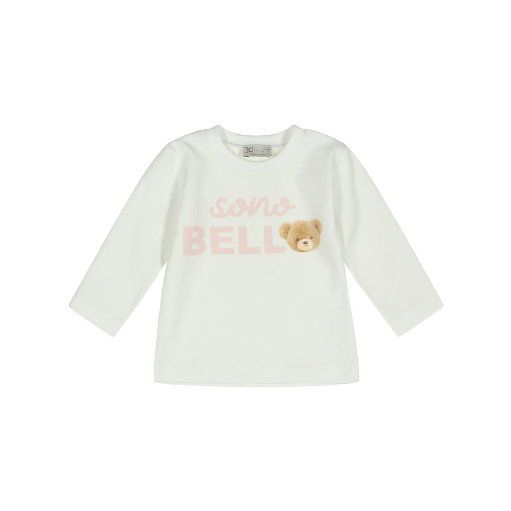 Jo Milano T-SHIRT PANNA/ROSA 2666H1