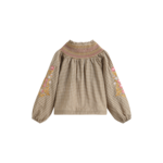 C'era una volta Evelina Shirt Green Check