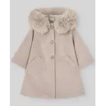 Paz Rodriguez WOVEN NEWBORN COAT "ESENCIAL" 009-152001 Hazelnut