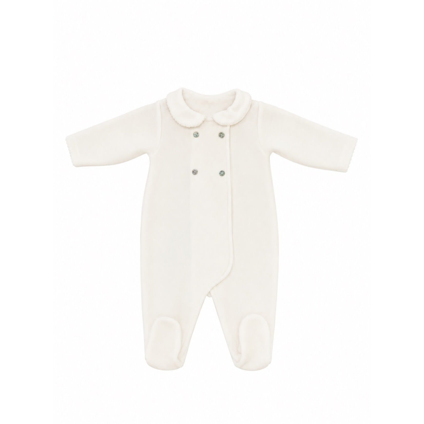 Living Nature Babypakje Jamie velours ecru