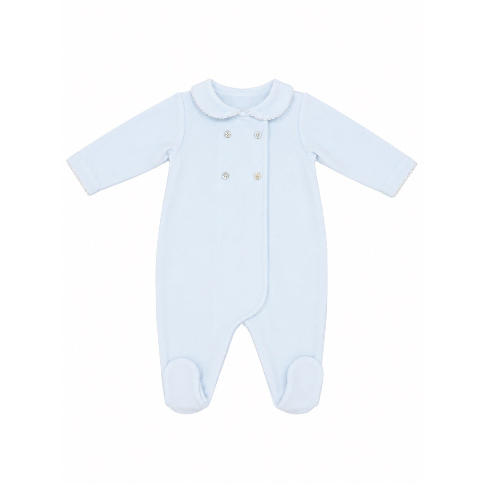 Living Nature Babypakje Jamie velours blauw