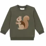 Natini SWEATER SQUIRREL GREEN