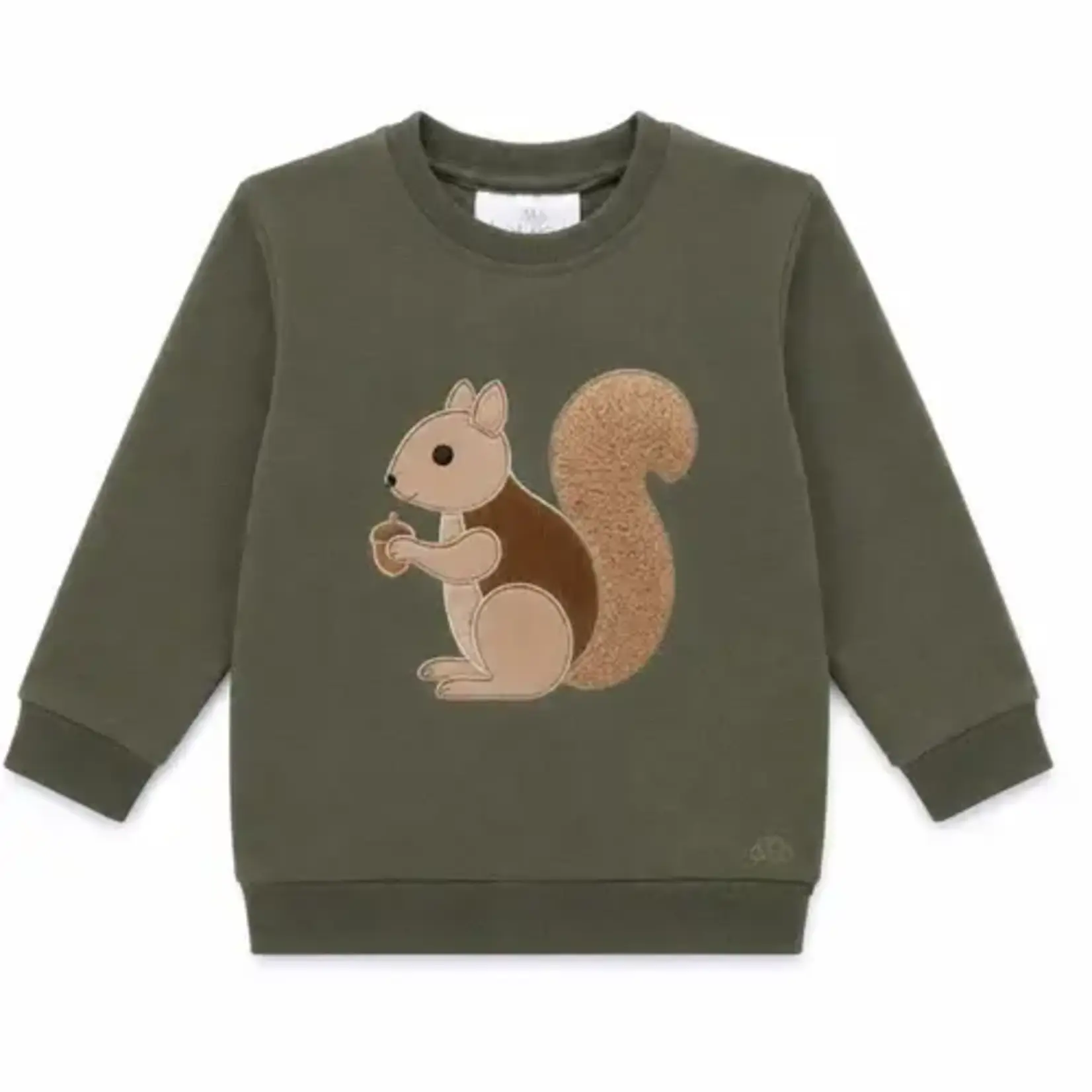 Natini SWEATER SQUIRREL GREEN