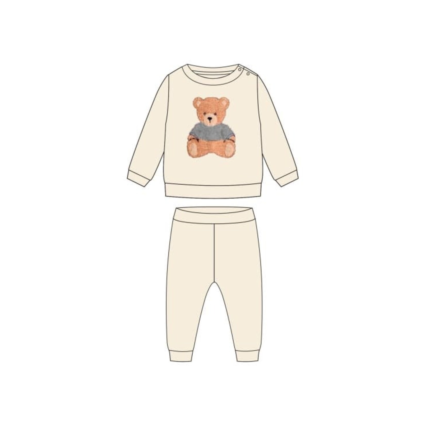 Patachou CONJUNTO - MINI BOY CITY - INVERNO 2026 6103 22 00 BEIGE MELANGE