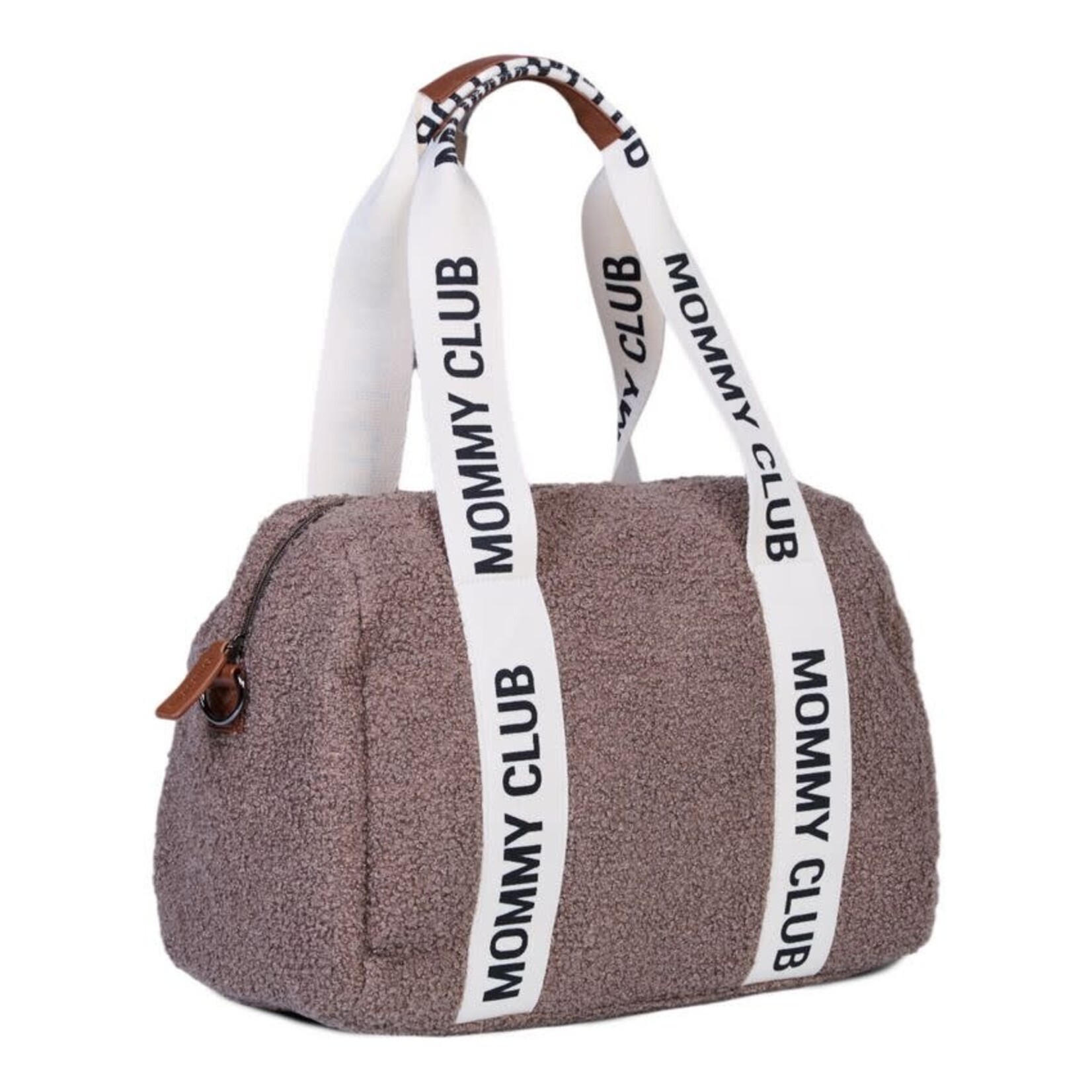 Childhome Baby Leroy: Verzorgingstas Mommy Club - Signature - Teddy Zacht Bruin