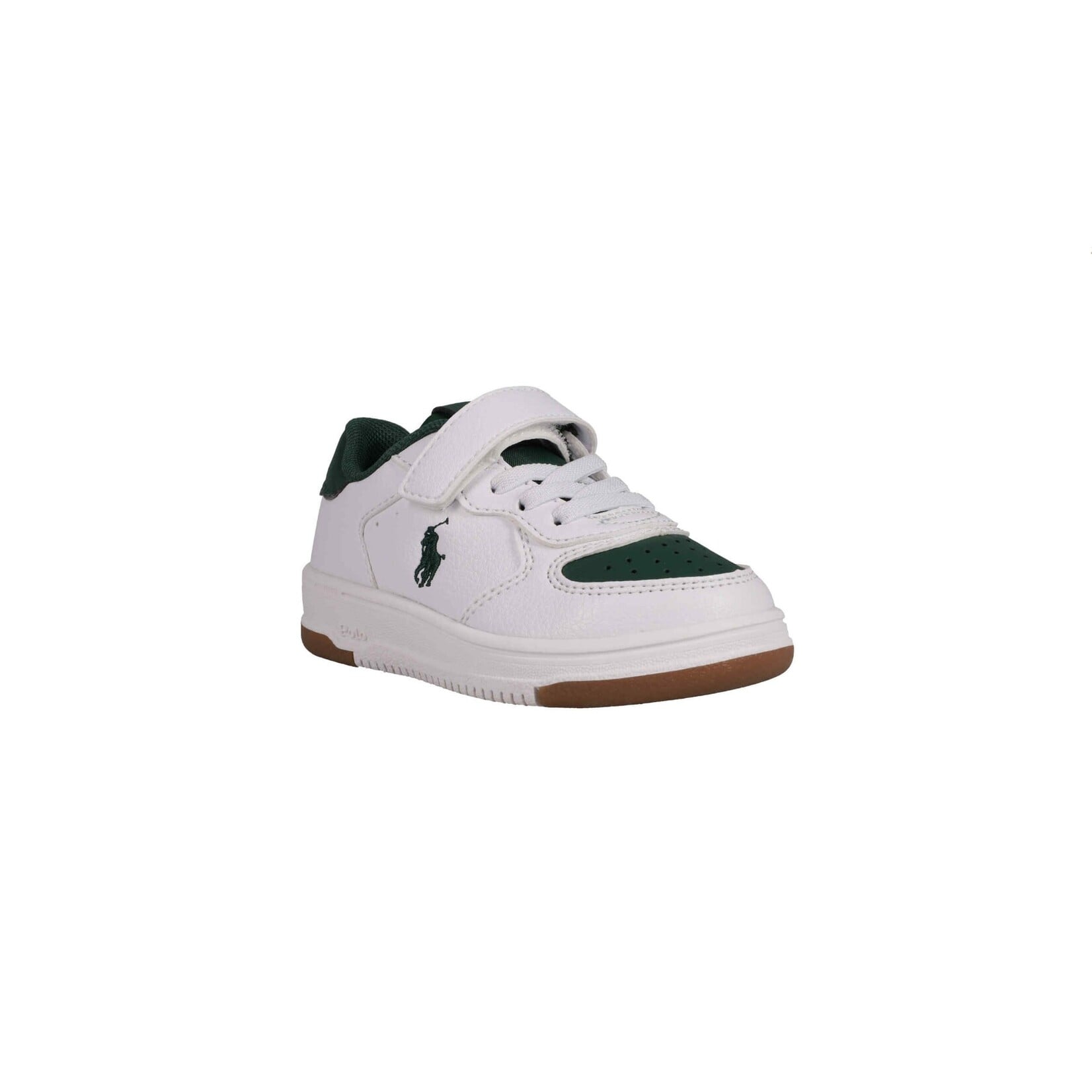 Ralph Lauren WHITE TUMBLED/ DARK GREEN/ DARK MASTERS COURT PS
