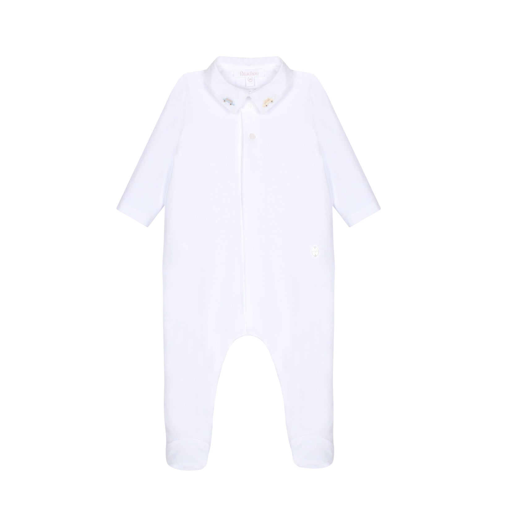 Patachou Baby Hillemans: BABYGROW - NEWBORN COLORS - VERÃO 2026 WHITE 3M
