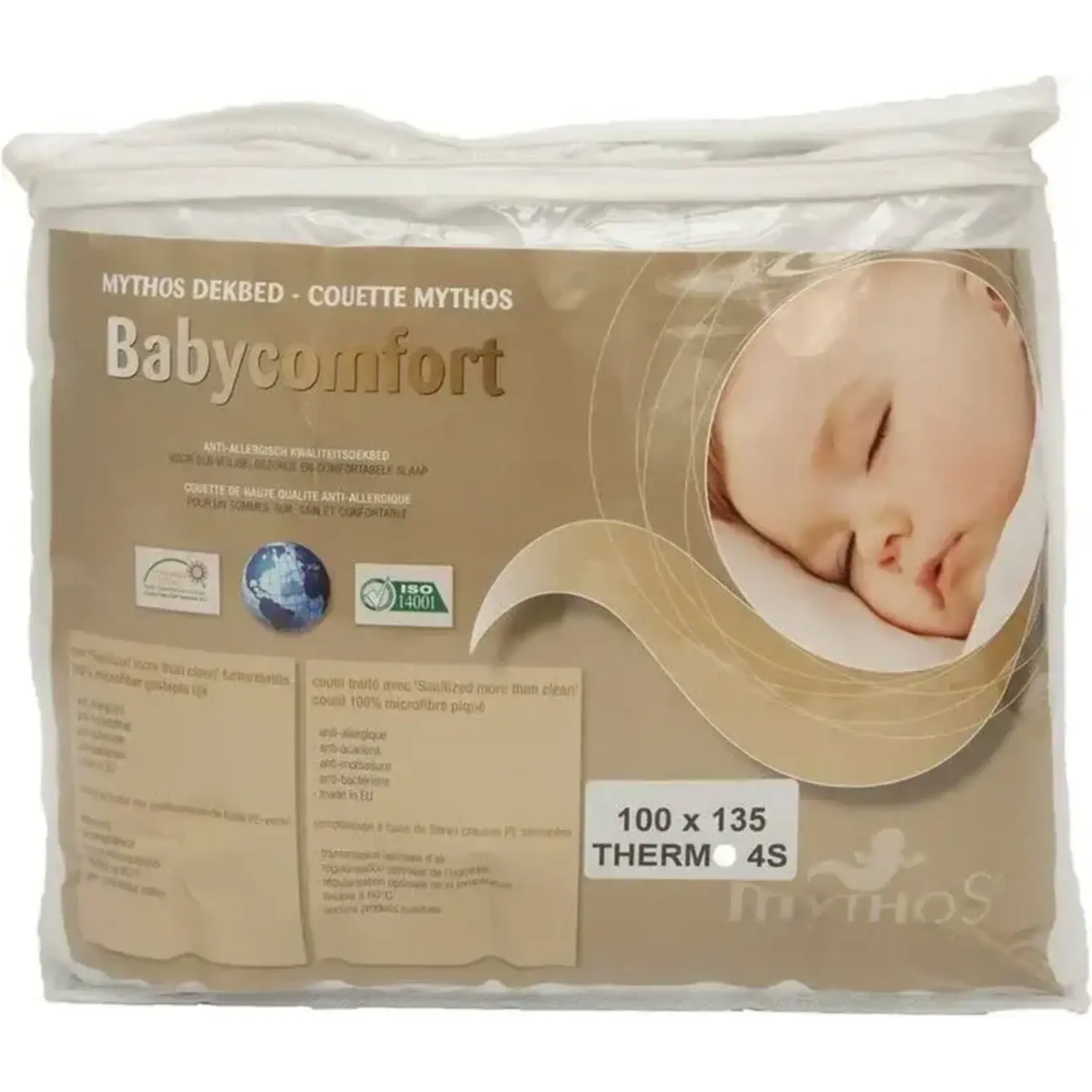 Baby Hillemans: DEKBED MYTHOS BABYCOMFORT 140X200 4 seizoenen
