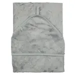 Baby Hillemans: Badcape Moon blue 74x74 + naamborduring