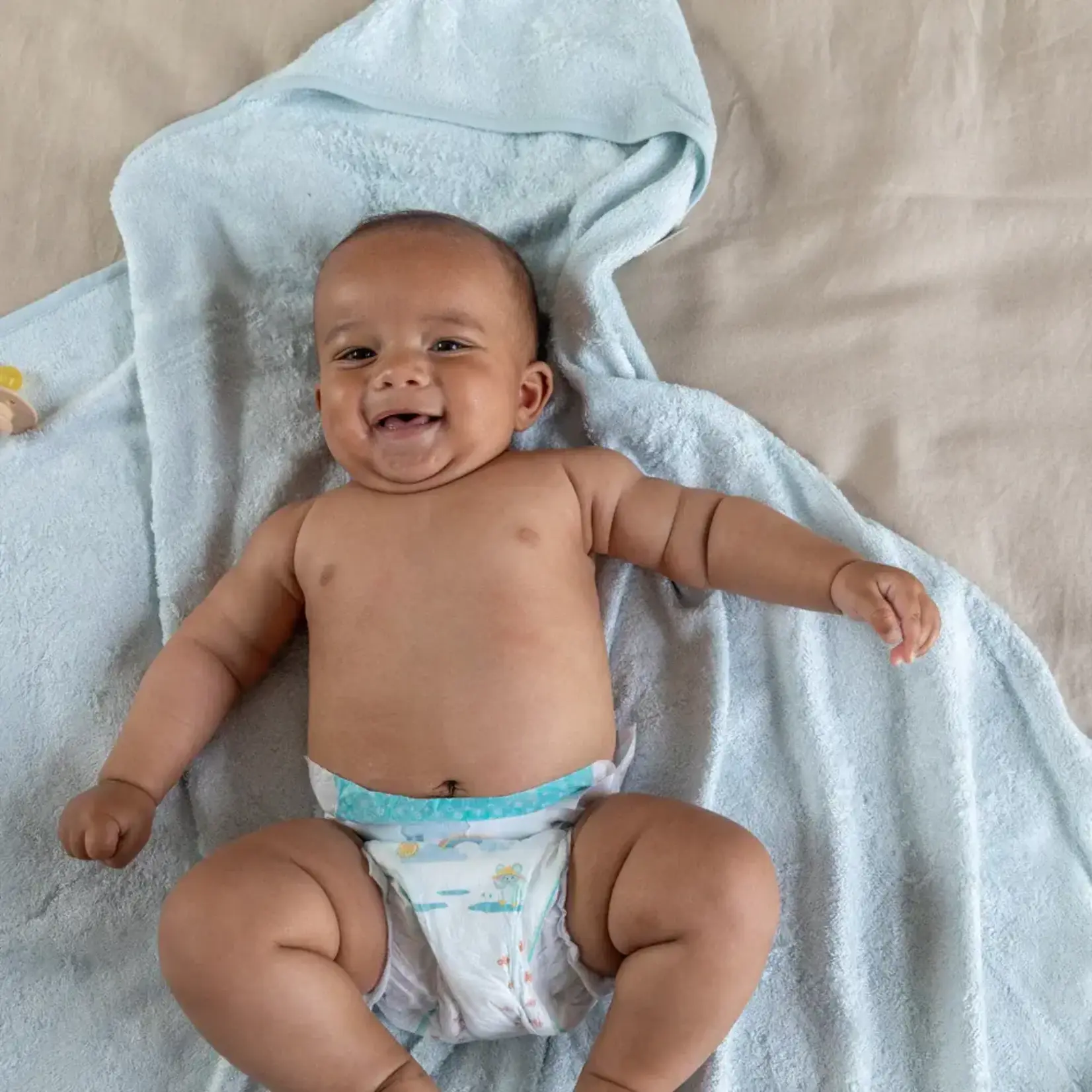 Baby Hillemans: Badcape Riviera blue 74x74