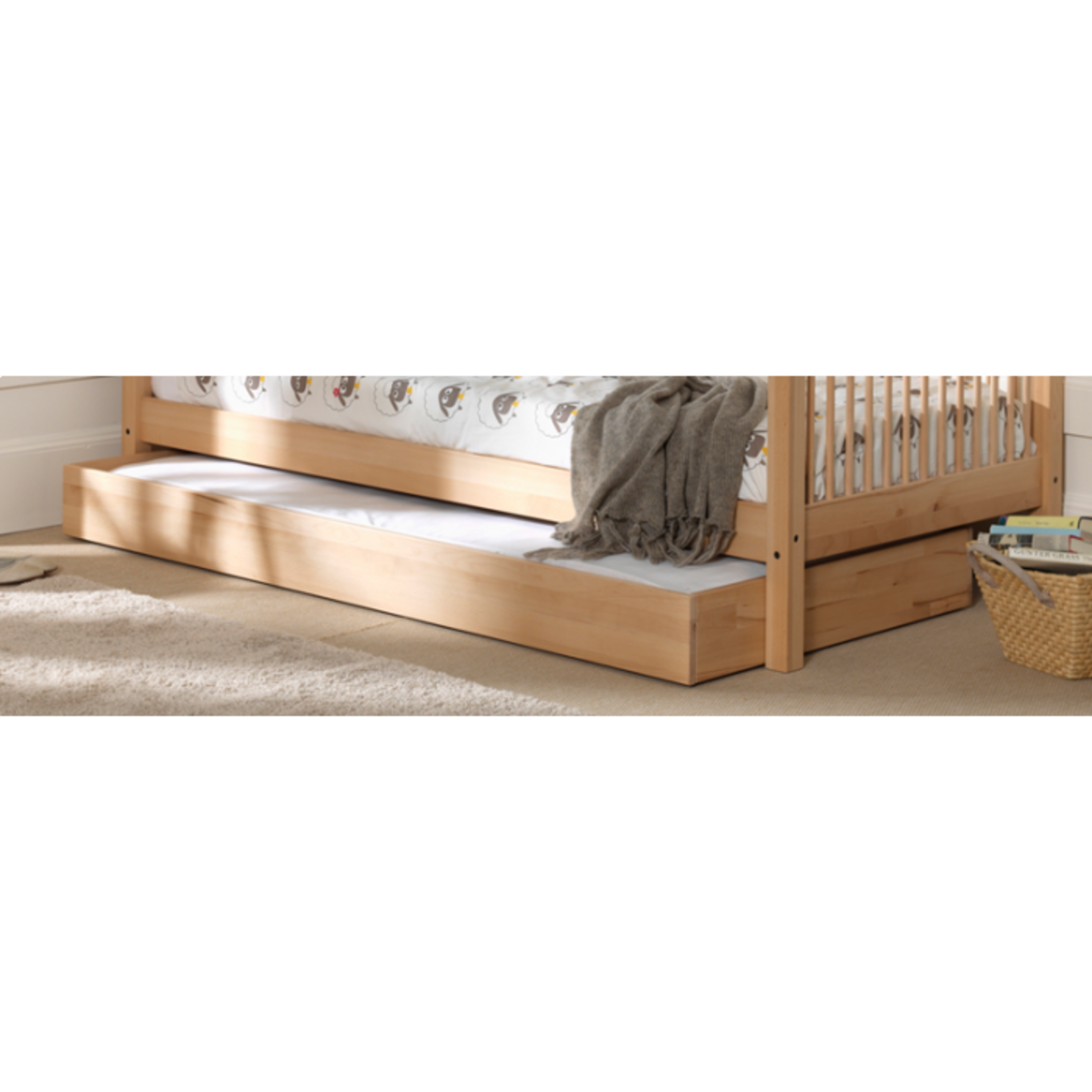 Vipack Furniture Baby Hillemans: FORREST BEDLADE 90 x 190 cm BEUK NATUUR
