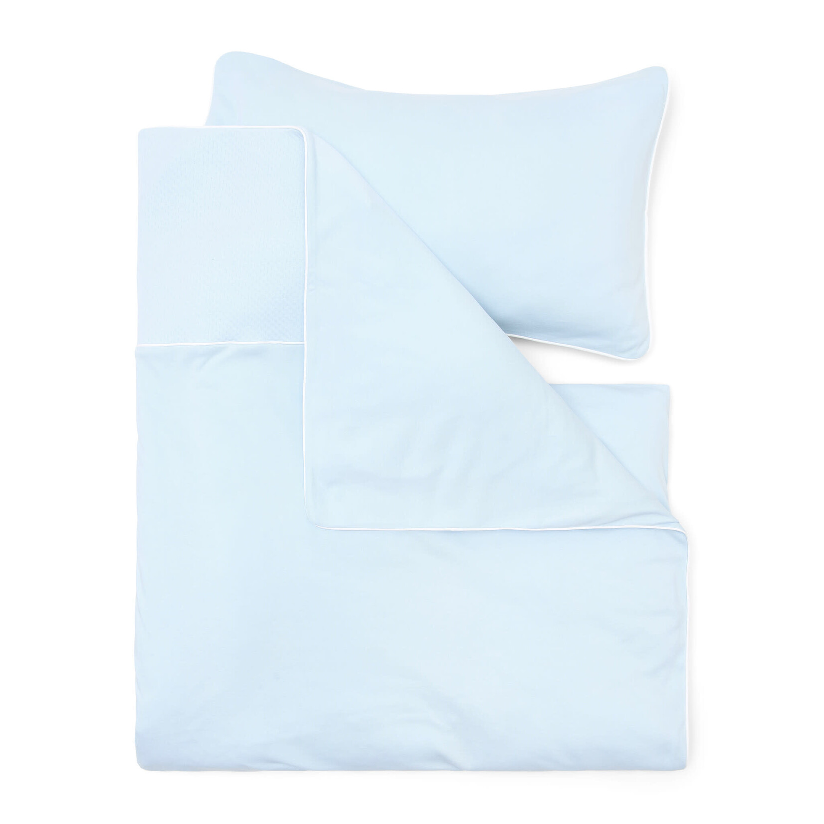 Poetree kids Baby Hillemans: Baby Blauw Dekbedovertrek & kussensloop