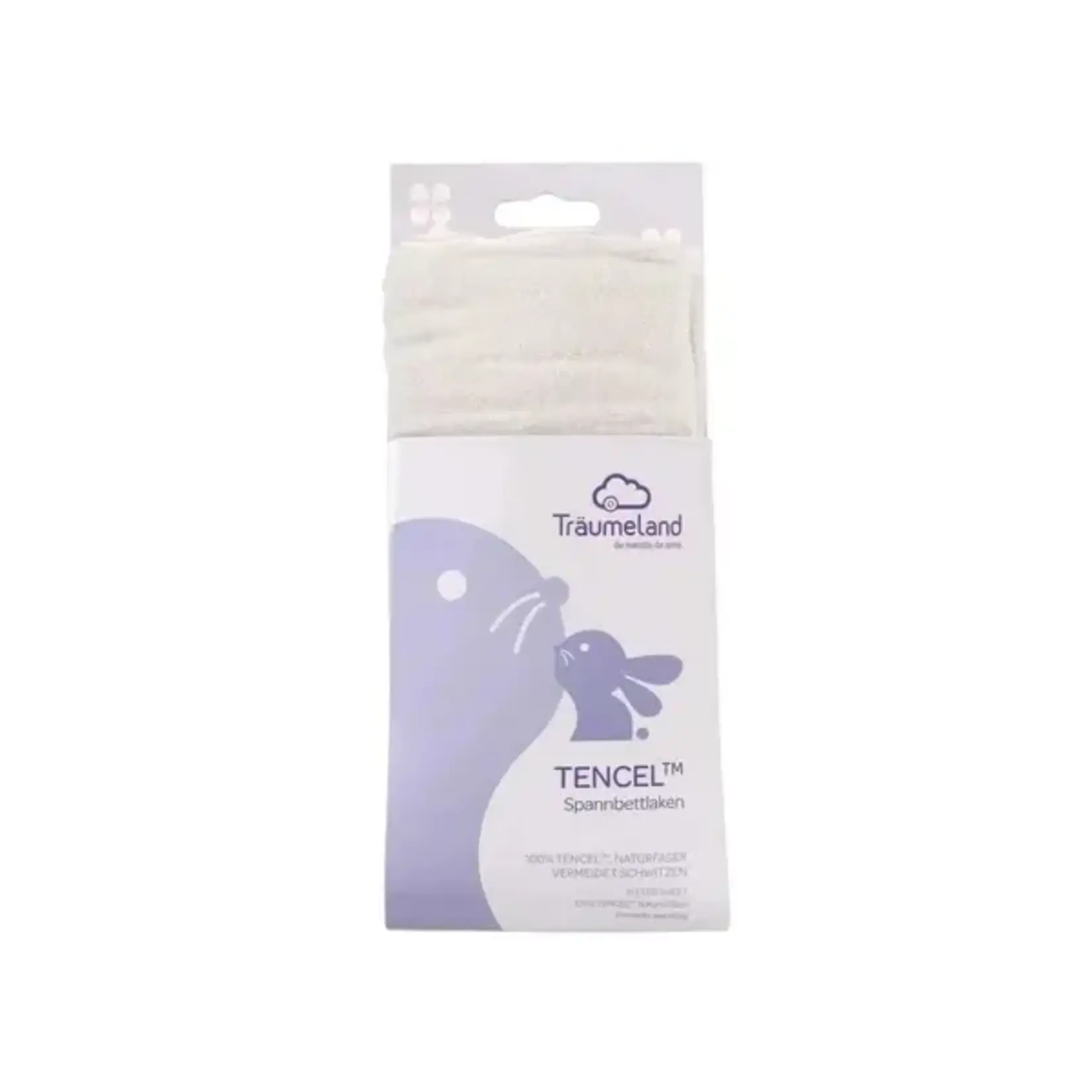 Traumeland Baby Leroy: Hoeslaken tencel white 60x120 & 70x140