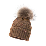 Jamiks PAGASO I (raccoon fur) Hat  brown JZI056
