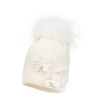 Jamiks TRINE I (raccoon fur) Hat  ecru JZH435