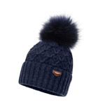 Jamiks PAGASO I (raccoon fur) Hat  denim JZI056