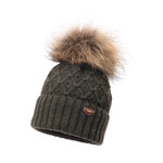 Jamiks PAGASO I (raccoon fur) Hat  khaki JZI056
