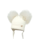 Jamiks KIERAN IA (raccoon fur) Hat  ecru JZH437