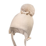 Jamiks MADDIE merino I (raccoon fur) Hat  beige JZI047