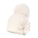Jamiks HUNTLEY I (raccoon fur) Hat  ecru JZI143