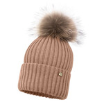 Jamiks DAGNIS I (raccoon fur) Hat  brown JZJ001