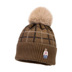 Jamiks AUDID I (raccoon fur) Hat  brown JZH225