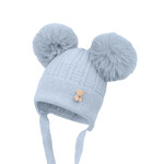 Jamiks MORTIS merino IIA (faux fur) Hat  blue JZI069