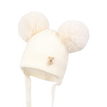 Jamiks MORTIS merino IIA (faux fur) Hat  ecru JZI069