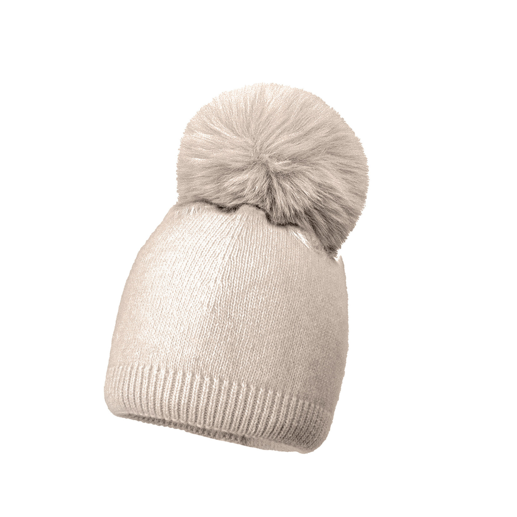 Jamiks MADS merino I (raccoon fur) Hat  beige JZI147