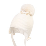 Jamiks MADDIE merino I (raccoon fur) Hat  ecru JZI047