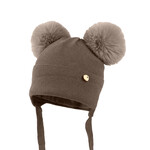 Jamiks KIERAN IA (raccoon fur) Hat  brown JZH437