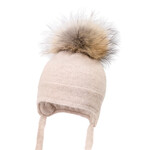 Jamiks FERS I (raccoon fur) Hat  beige JZI048