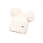Jamiks AVANI merino IA (raccoon fur) Hat  ecru JZI391