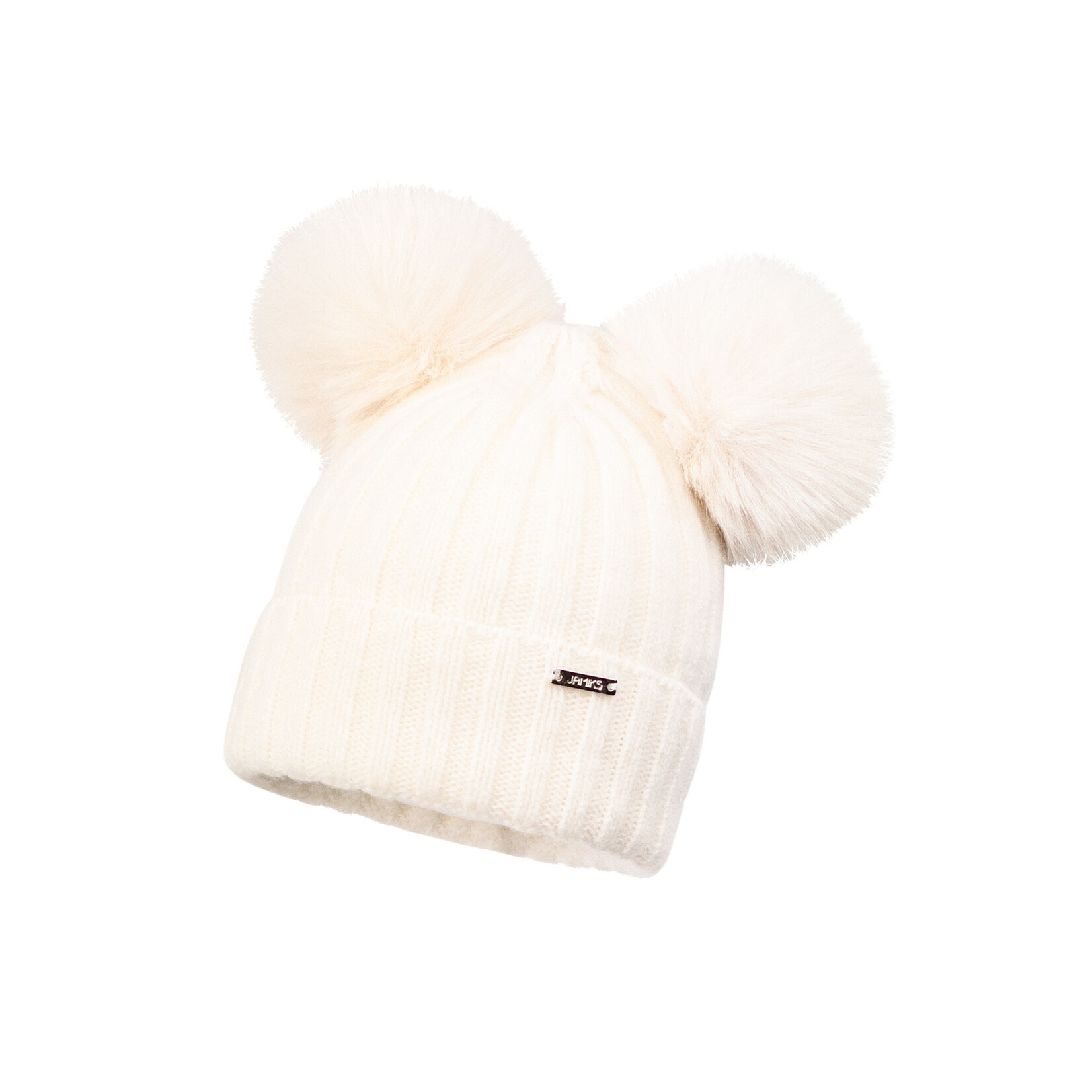 Jamiks AVANI merino IA (raccoon fur) Hat  ecru JZI391