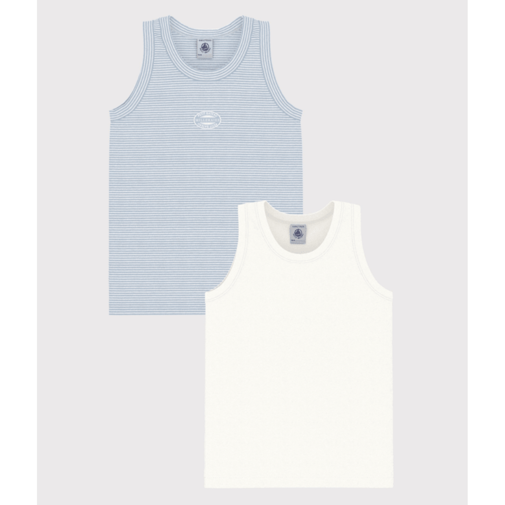 Petit Bateau 2 DEBARDEURS variante 1 A0BN0