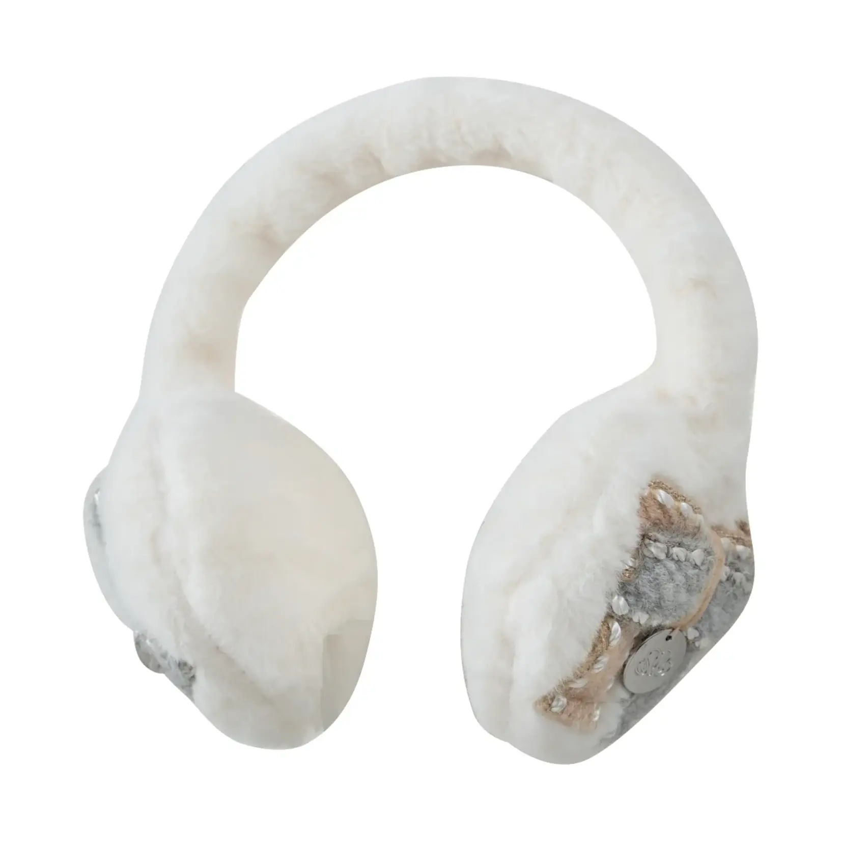 Natini EARMUFFS DOUBLE BOW OFFWHITE