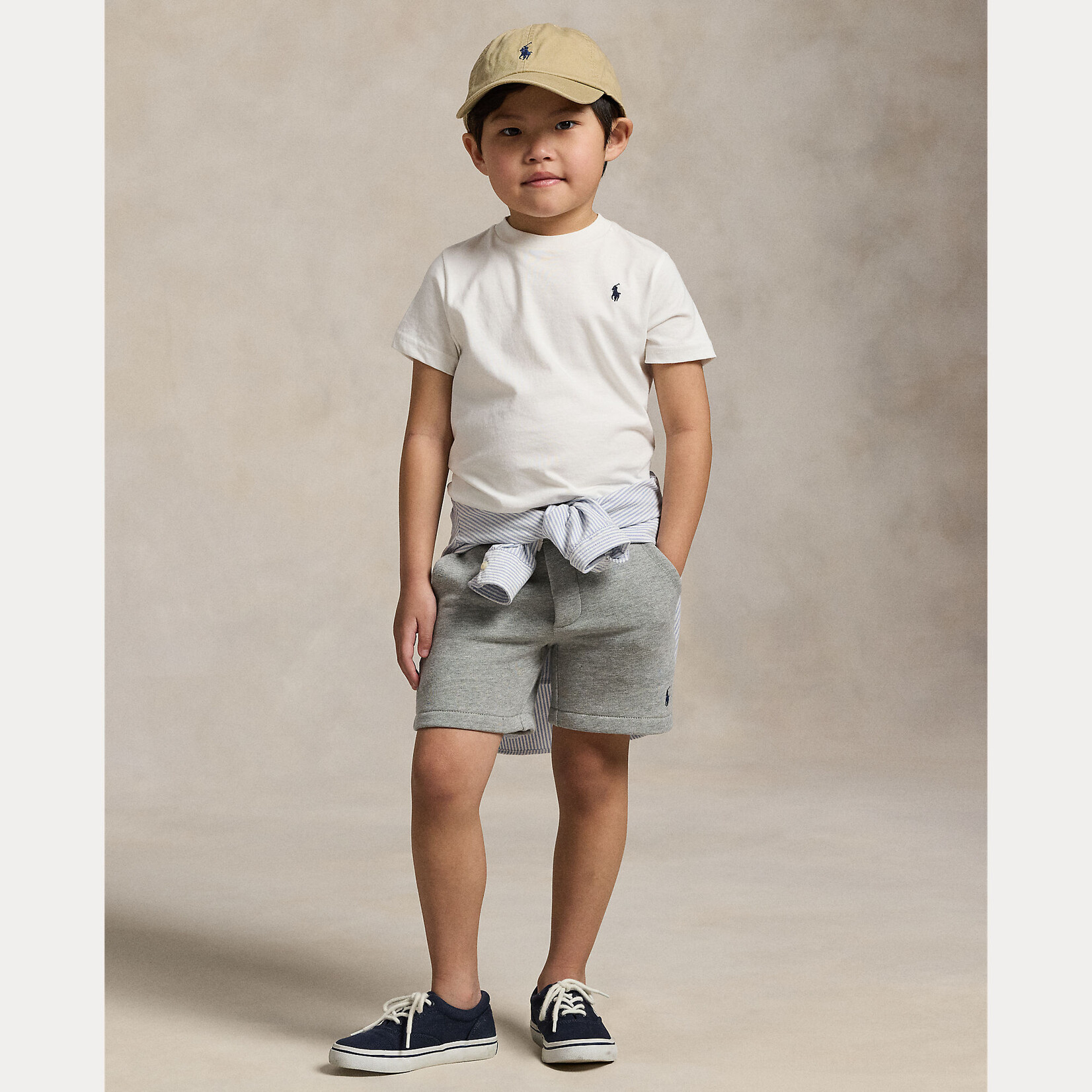 Ralph Lauren COTTON JERSEY CREWNECK TEE CRUISE WHITE