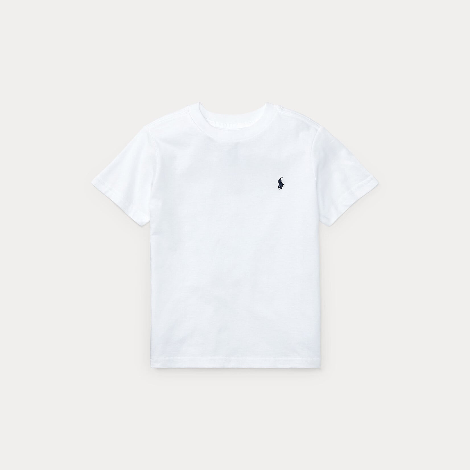 Ralph Lauren COTTON JERSEY CREWNECK TEE CRUISE WHITE