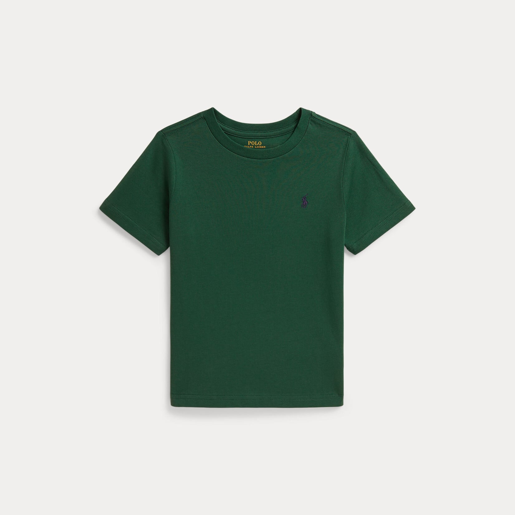 Ralph Lauren COTTON JERSEY CREWNECK VERANO GREEN