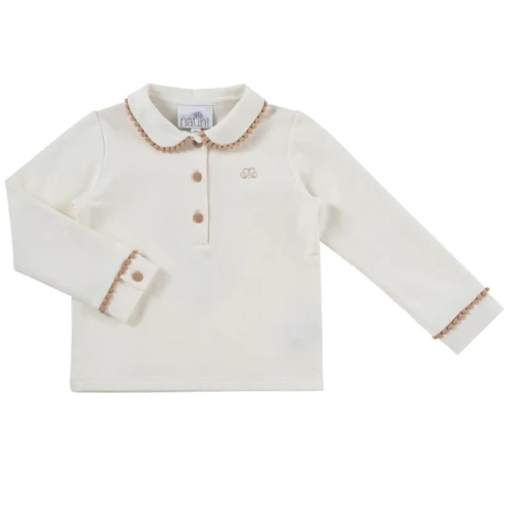 Natini TOP DOTTY OFFWHITE-BEIGE