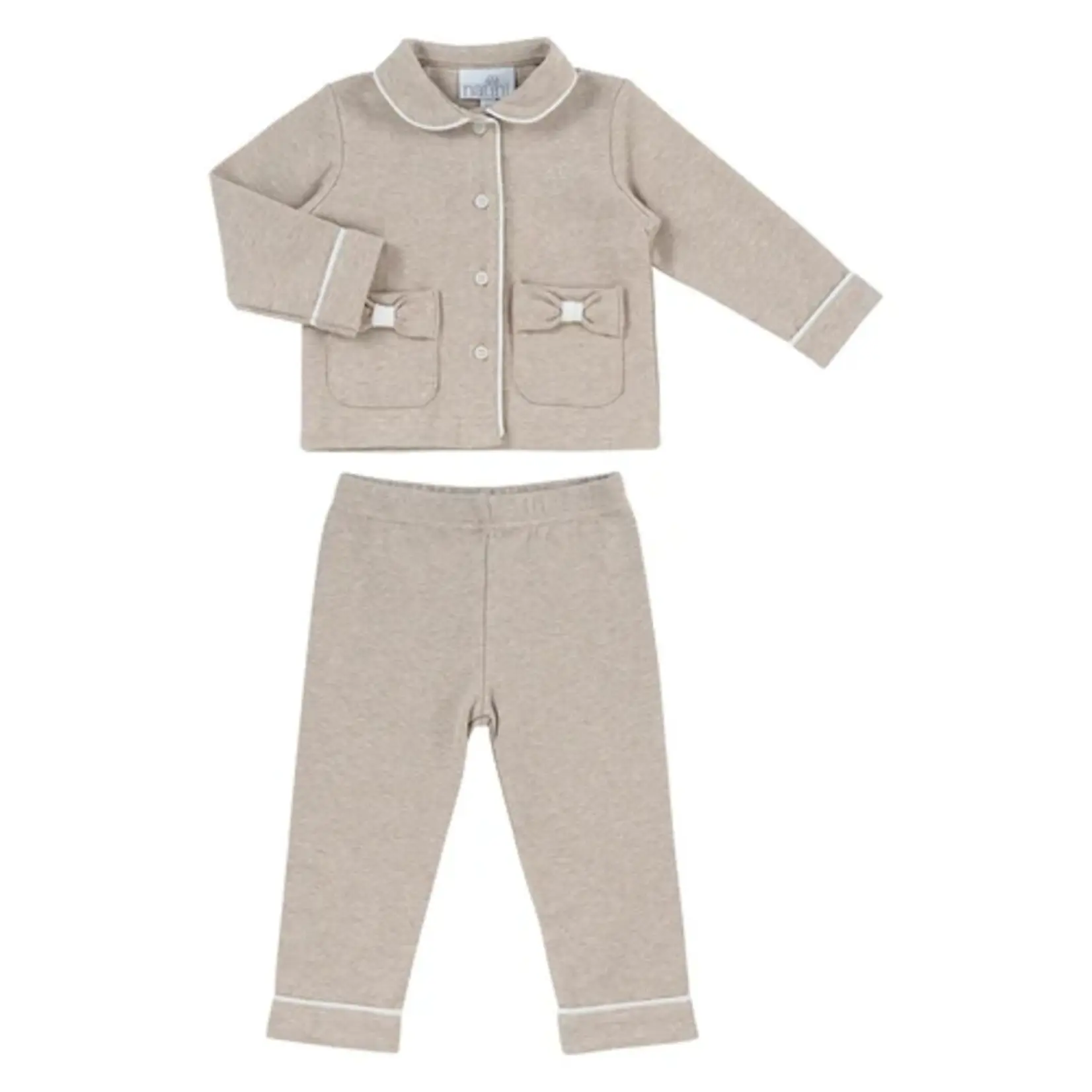 Natini PYJAMA 2PC GERALDINE LIGHT BEIGE