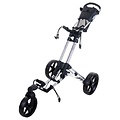 Fastfold Flex 360 3 Wheel Trolley Silver Black