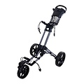 Fastfold Flex 360 3 Wheel Trolley Grey Black