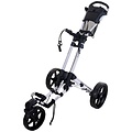 Fastfold Flex 360 3 Wheel Trolley White Black