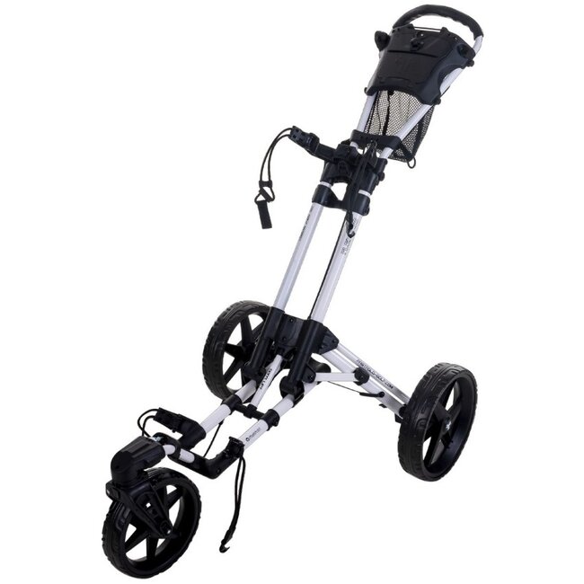 Fastfold Flex 360 Golftrolley met 3 wielen wit zwart